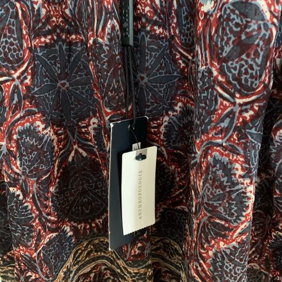 Plenty by Tracey Reese Floral Peasant Blouse NWT Small - Picture 6 of 8